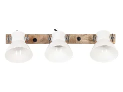 Iluminación Exterior-Lámpara de pared industrial blanca 65x25 cm E27 ES167914 Blanco
