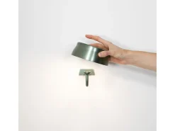 Lámpara de pared inteligente Wi-Fi SISTER LIGHT de Zafferano, color perla, recargable y regulable Blanco Clearance