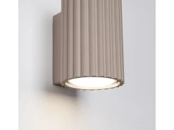 Sollux Lighting Aplique Para Pared-Lámpara De Pared Karbon Minimalista De Aluminio - 1 Fuentes Luminosas - L.6,5 X A.10 Cm - Pardo Gris
