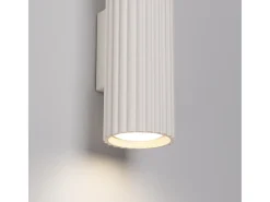Sollux Lighting Lámpara De Pared Karbon Minimalista De Aluminio - 2 Fuentes Luminosas - L.6,5 X A.20 Cm - Beige Clearance