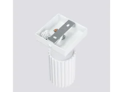 Outlet Sollux Lighting Lámpara De Pared Karbon Minimalista De Aluminio - 1 Fuentes Luminosas - L.8 X A.8 Cm - Blanco