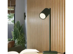 Sollux Lighting Lámpara De Pared Karbon Minimalista De Aluminio - 2 Fuentes Luminosas - L.6,5 X A.20 Cm - Oliva Verde
