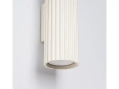 Sollux Lighting Lámpara De Pared Karbon Minimalista De Aluminio - 2 Fuentes Luminosas - L.6,5 X A.30 Cm - Beige Clearance