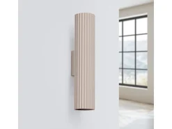 Sollux Lighting Lámpara De Pared Karbon Minimalista De Aluminio - 2 Fuentes Luminosas - L.6,5 X A.30 Cm - Pardo Gris Hot