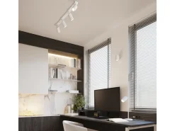 Sollux Lighting Lámpara De Pared Karbon Minimalista De Aluminio - 1 Fuentes Luminosas - L.6,5 X A.10 Cm - Blanco