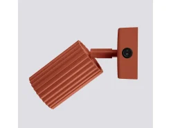 Sollux Lighting Aplique Para Pared-Lámpara De Pared Karbon Minimalista De Aluminio - 1 Fuentes Luminosas - L.8 X A.16 Cm - Ocre Rojo