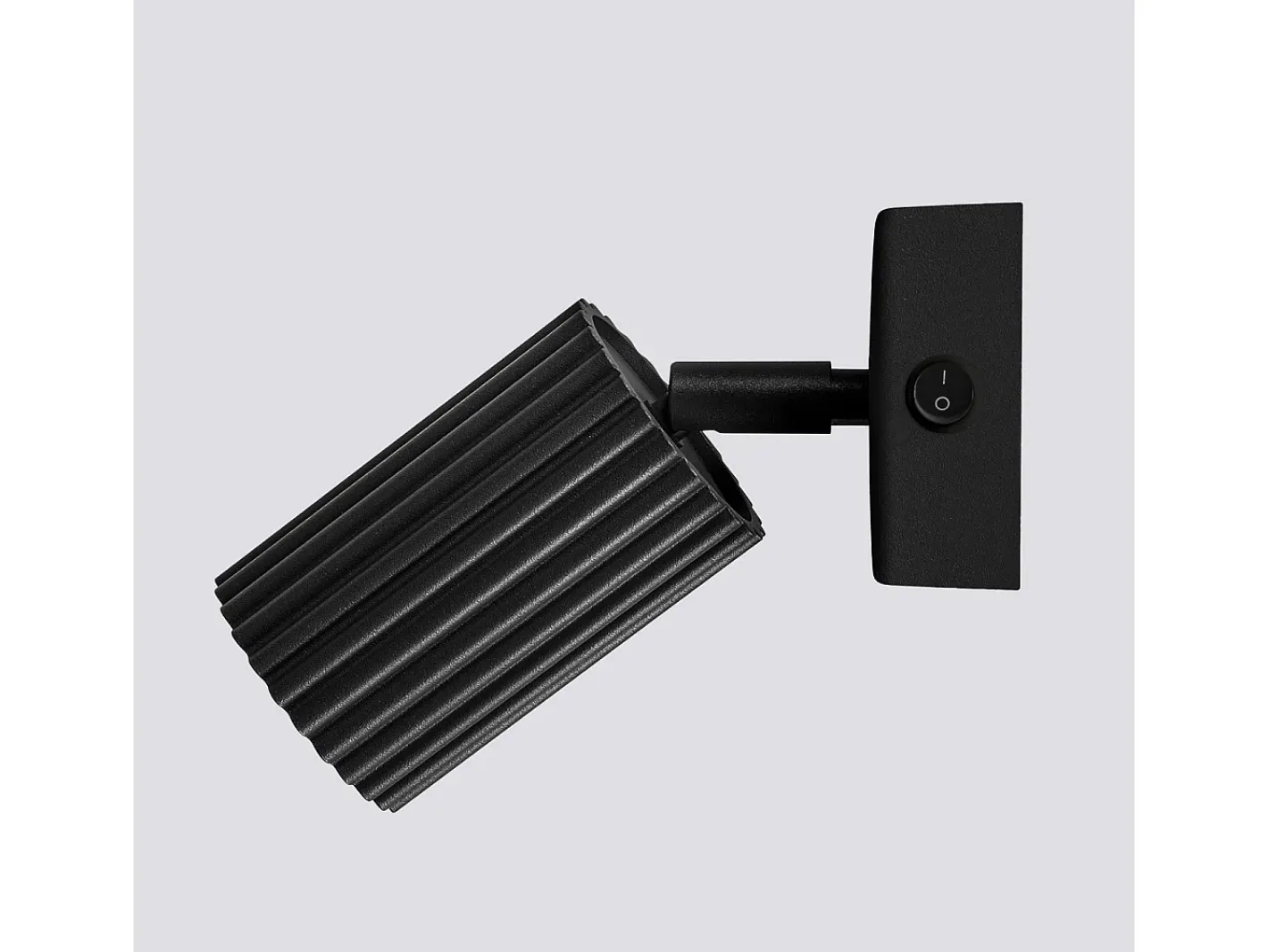 Sollux Lighting Lámpara De Pared Karbon Minimalista De Aluminio - 1 Fuentes Luminosas - L.8 X A.16 Cm - Negro Clearance
