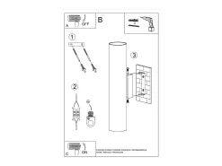 Sollux Lighting Lámpara De Pared Lagos Desván De Acero - 2 Fuentes Luminosas - L.6 X A.30 Cm - Beige Online
