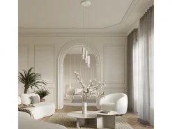 New Sollux Lighting Lámpara De Pared Lami Moderno De Acero - 1 Fuentes Luminosas - L.8 X A.10 Cm - Blanco