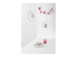 Aplique Para Pared-Lámpara de pared LED recargable y regulable Poldina oscuro con gancho y batería de hasta 12 horas Gris