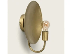 Discount Ledkia Lámpara de Pared Metal Anusha Dorado Multicolor