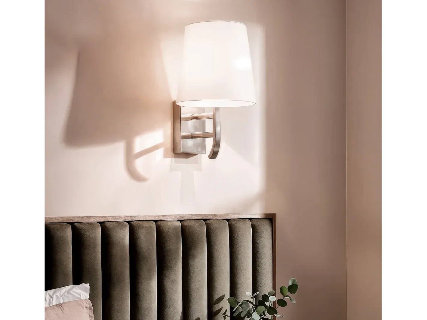 Ledkia Aplique Para Pared-Lámpara de Pared Metal Eikho Blanco Multicolor