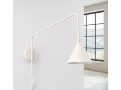 Sollux Lighting Lámpara De Pared Nox Moderno De Acero - 1 Fuentes Luminosas - L.14 X A.30 Cm - Beige Discount