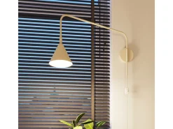 Sollux Lighting Lámpara De Pared Nox Moderno De Acero - 1 Fuentes Luminosas - L.14 X A.30 Cm - Beige Discount