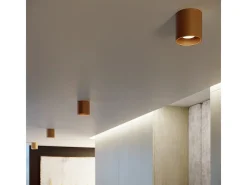 Outlet Sollux Lighting Lámpara De Pared Orbis Minimalista De Acero - 1 Fuentes Luminosas - L.10 X A.10 Cm - Dorado