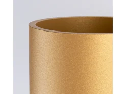 Outlet Sollux Lighting Lámpara De Pared Orbis Minimalista De Acero - 1 Fuentes Luminosas - L.10 X A.10 Cm - Dorado