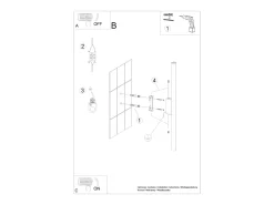 Discount Sollux Lighting Lámpara De Pared Pastelo Moderno De Acero - 2 Fuentes Luminosas - L.2,5 X A.50 Cm - Beige