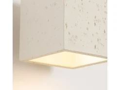 Sollux Lighting Lámpara de pared Quad industrial de concreto - 1 fuentes luminosas - L.10 x A.10 cm - Beige Sale