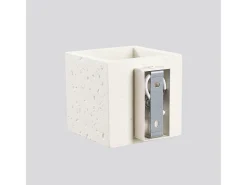 Sollux Lighting Lámpara de pared Quad industrial de concreto - 1 fuentes luminosas - L.10 x A.10 cm - Beige Sale