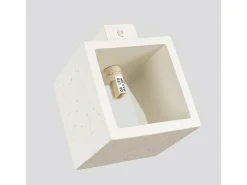 Sollux Lighting Lámpara de pared Quad industrial de concreto - 1 fuentes luminosas - L.10 x A.10 cm - Beige Sale
