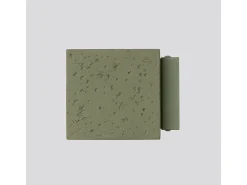 Sollux Lighting Aplique Para Pared-Lámpara de pared Quad industrial de concreto - 1 fuentes luminosas - L.10 x A.10 cm - oliva Verde