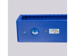 Clearance Sollux Lighting Lámpara de pared Rigata moderno de cerámica - 1 fuentes luminosas - L.34 x A.10 cm - ultramarino Azul oscuro
