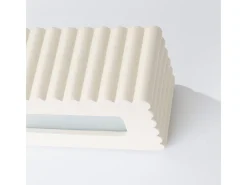 Sollux Lighting Lámpara de pared Rigata moderno de cerámica - 1 fuentes luminosas - L.34 x A.10 cm - Beige Hot