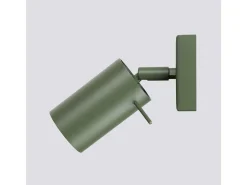 Sollux Lighting Aplique Para Pared-Lámpara De Pared Ring Moderno De Acero - 1 Fuentes Luminosas - L.8 X A.8 Cm - Oliva Verde