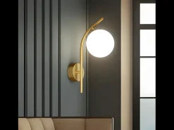 Clearance Lámpara De Pared Toolight G104-1W Gold White Dorado