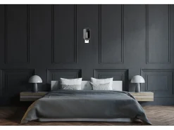 Hot Lámpara De Pared Toolight App1206-1W Chrome Plateado