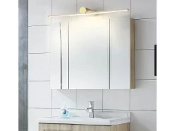 New Lámpara De Pared Toolight Led App1346-W 80Cm Brush Gold Dorado