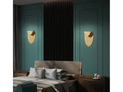 Discount Lámpara De Pared Toolight App1431-W Brush Gold Dorado