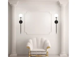 Lámpara De Pared Toolight App577-1W 100Cm Black Negro Sale