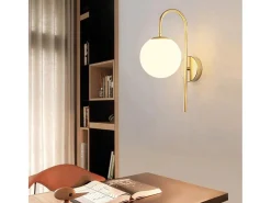 Lámpara De Pared Toolight G091-1W Gold White Dorado Hot
