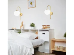 Lámpara De Pared Toolight G091-1W Gold White Dorado Hot
