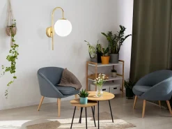 Lámpara De Pared Toolight G091-1W Gold White Dorado Hot
