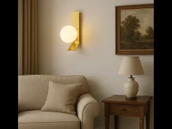 Aplique Para Pared-Lámpara De Pared Toolight APP1758-1W White/Gold Blanco