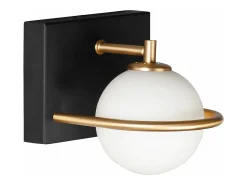 New Lámpara De Pared Toolight App1220-1W Black Negro
