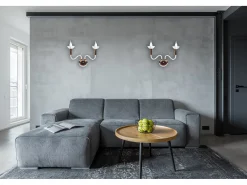 Lámpara De Pared Toolight App1082-2W Transparent Transparente New