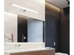 Lámpara De Pared Toolight Led App369-1W 60Cm Chrome Plateado Clearance