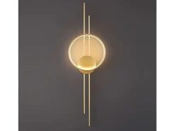 Best Lámpara De Pared Toolight App1781-W Led Brush Gold Dorado