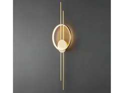 Best Lámpara De Pared Toolight App1781-W Led Brush Gold Dorado