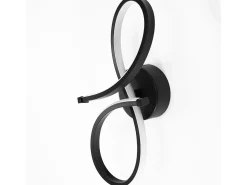 Lámpara De Pared Toolight Led App1050-W Black Negro Discount