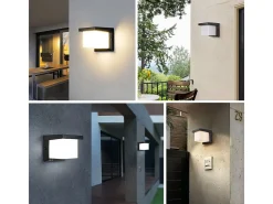 Aplique Para Pared-Lámpara De Pared Toolight Rsl014-1W Black Negro