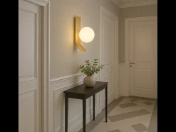 Discount Lámpara De Pared Toolight APP1759-1W White/Gold Blanco