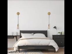 Lámpara De Pared Toolight APP896-1W Gold Dorado Online
