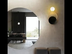 Discount Lámpara De Pared Toolight App923-1W Black Negro