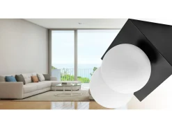 Discount Lámpara De Pared Toolight App1230-2W Black Negro