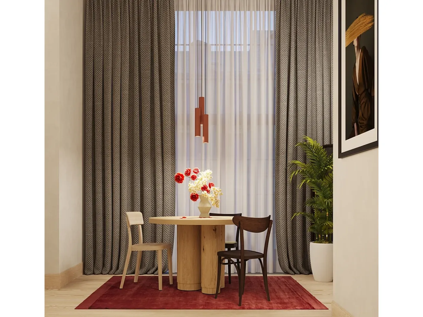 Sollux Lighting Lámpara de pared Toris desván de acero - 2 fuentes luminosas 4000K - L.6 x A.30 cm - ocre Rojo Clearance