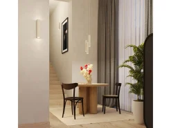Clearance Sollux Lighting Lámpara de pared Toris desván de acero - 2 fuentes luminosas 3000K - L.6 x A.30 cm - Beige
